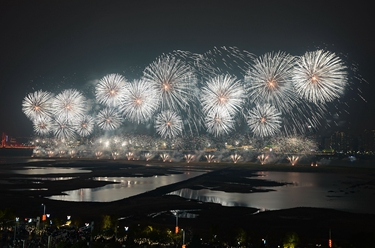 絢爛煙花送祝福