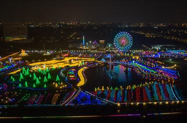 浙江寧波：避高溫，夜游旺