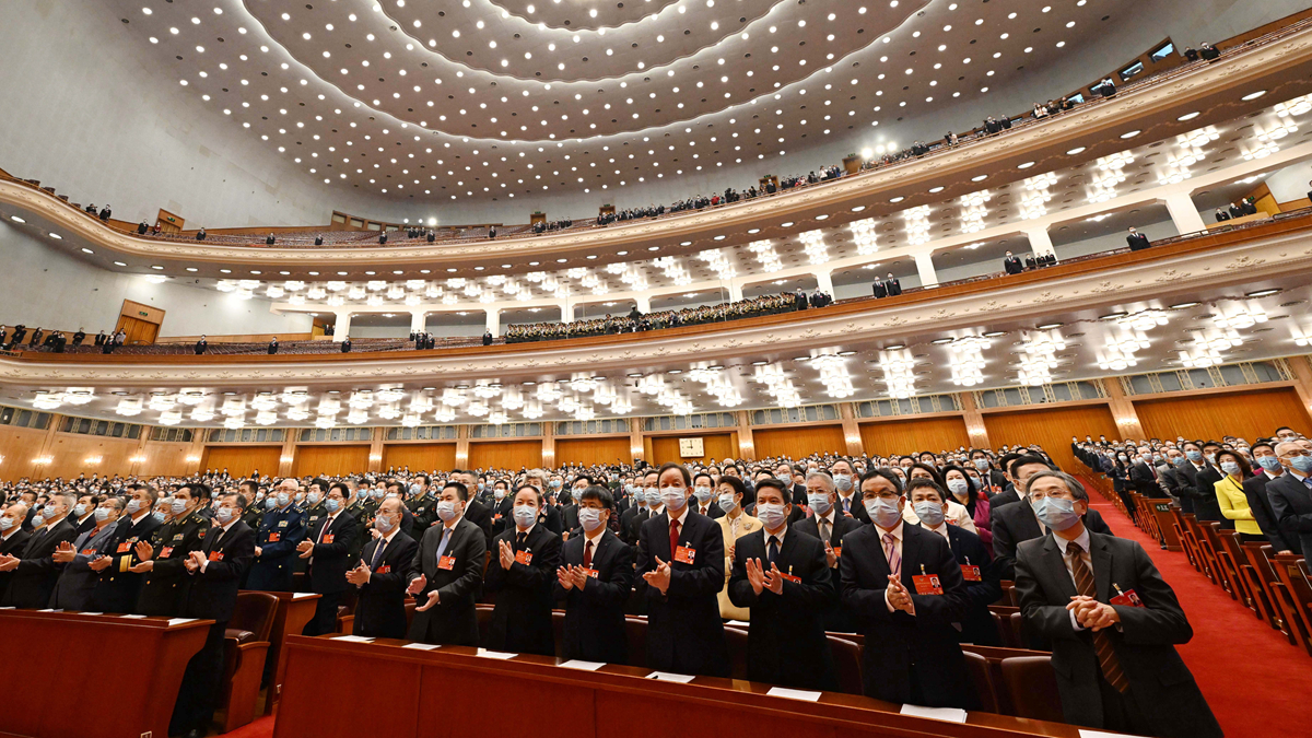 全國(guó)政協(xié)十三屆五次會(huì)議舉行閉幕會(huì)